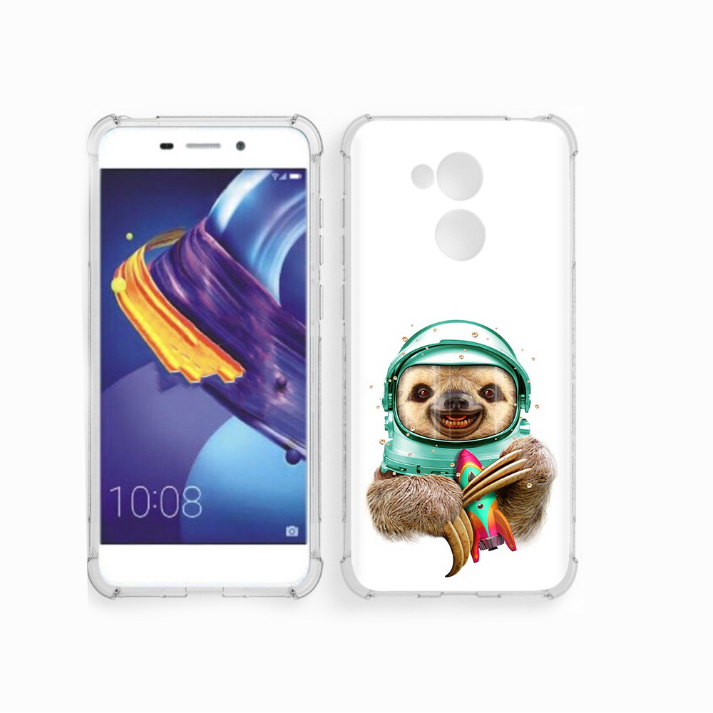 

Чехол MyPads Tocco для Huawei 6C Pro Ленивец астронавт (PT88459.60.104), Прозрачный, Tocco