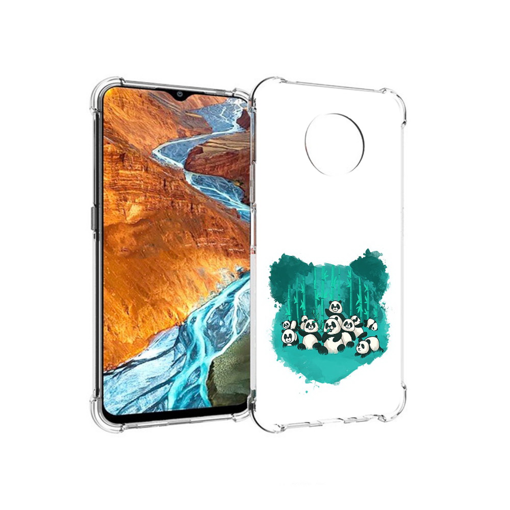 

Чехол MyPads Tocco для Nokia G300 нарисованные панды (PT224563.108.508), Прозрачный, Tocco