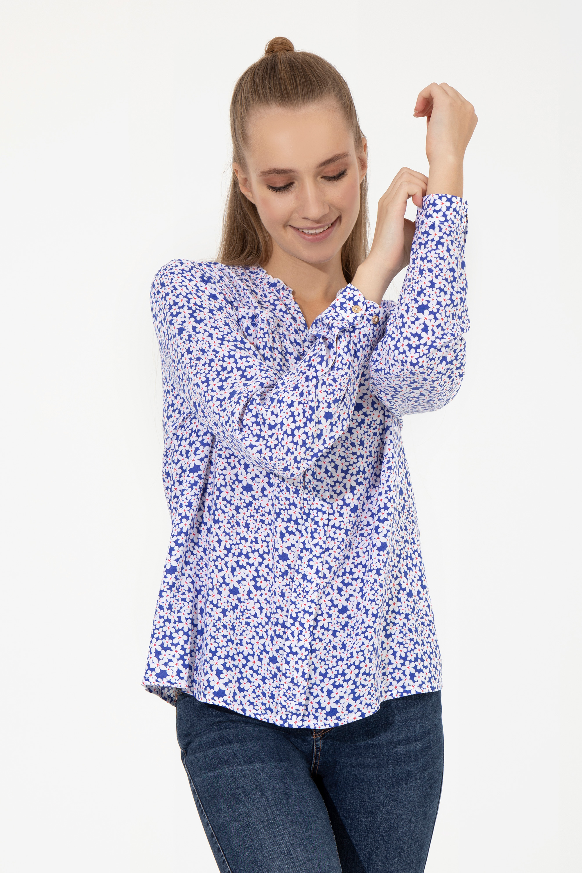 

Блуза женская U.S. POLO Assn. G082SZ0040RUTA синяя 38, Синий, G082SZ0040RUTA