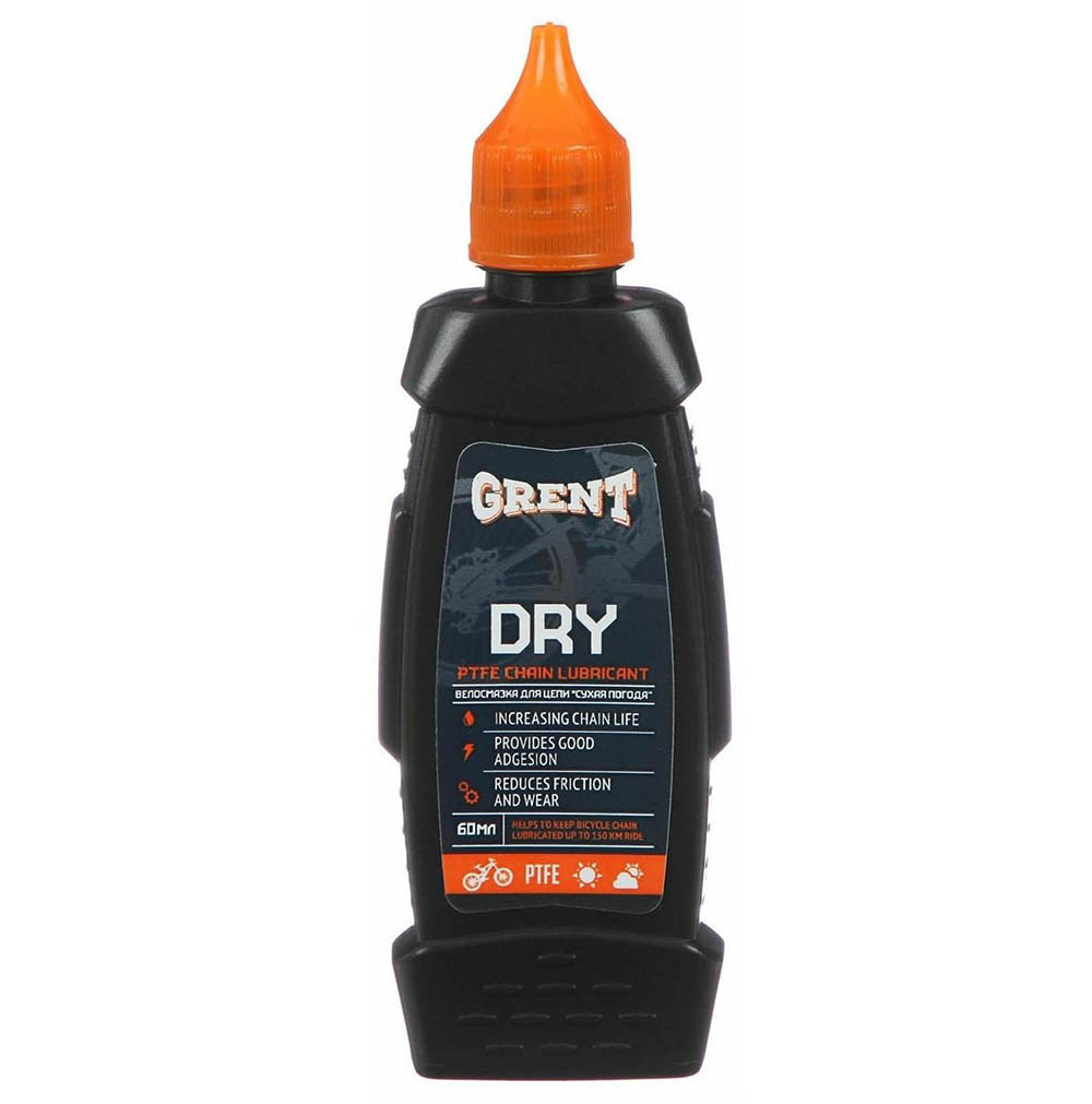 GRENT PTFE Dry Lube Цепная велосмазка для сухой погоды с тефлоном 60 мл (32132)