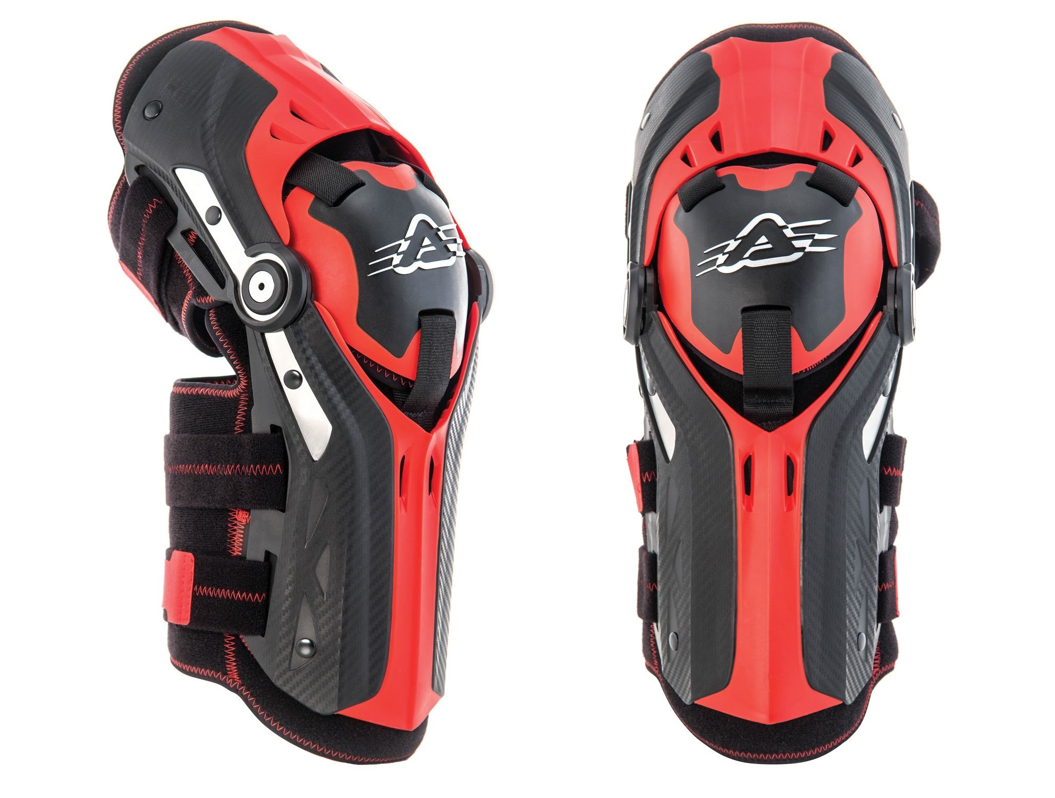 Acerbis Наколенники шарнирные Acerbis GORILLA KNEE Black/Red