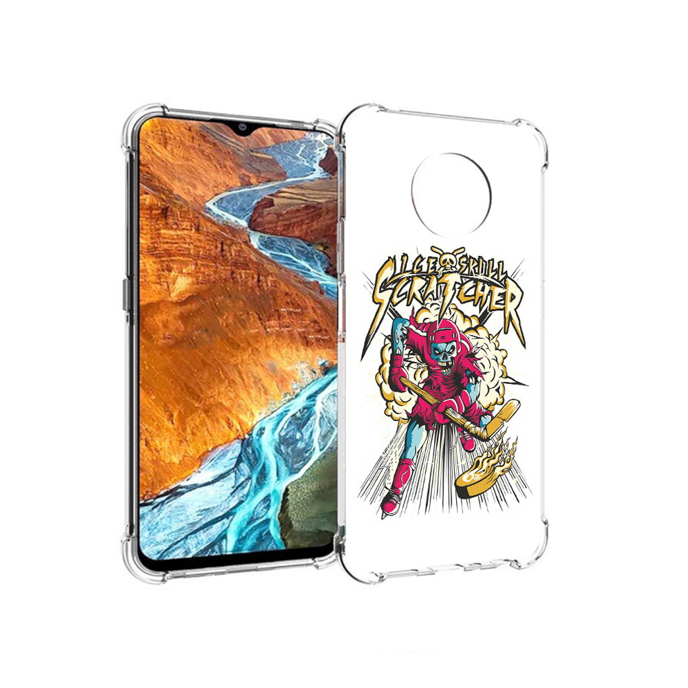 

Чехол MyPads Tocco для Nokia G300 нарисованный скелет хоккеист (PT224563.108.514), Прозрачный, Tocco