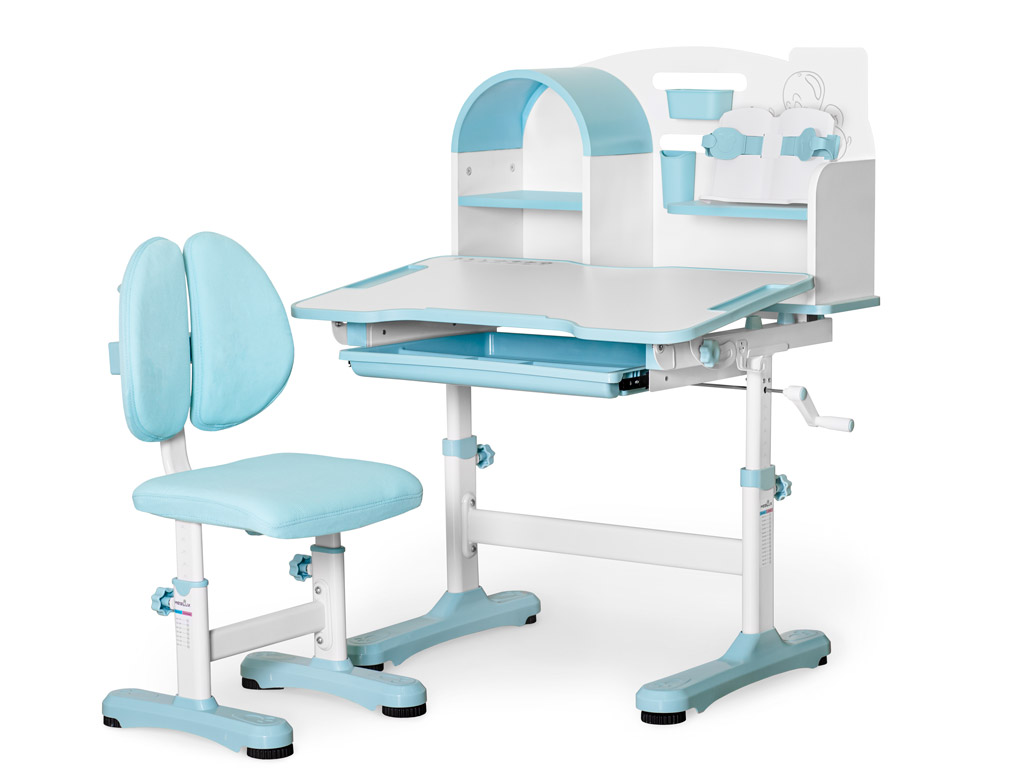 

Комплект мебели столик + стульчик Ergokids Fresco XL blue BD-33 BL голубой, BD-33