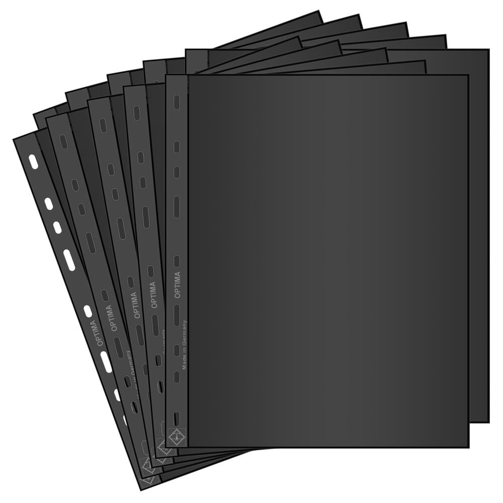 

Листы OPTIMA 1S в альбом ОПТИМА на 2 банкноты боны . 10 шт. Leuchtturm, #326667, Черный