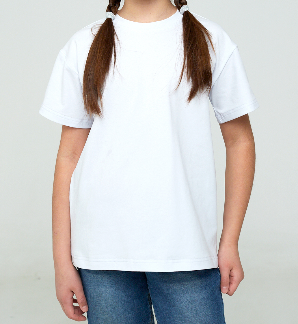 Футболка детская IRINA EGOROVA T-shirt, белый, 128