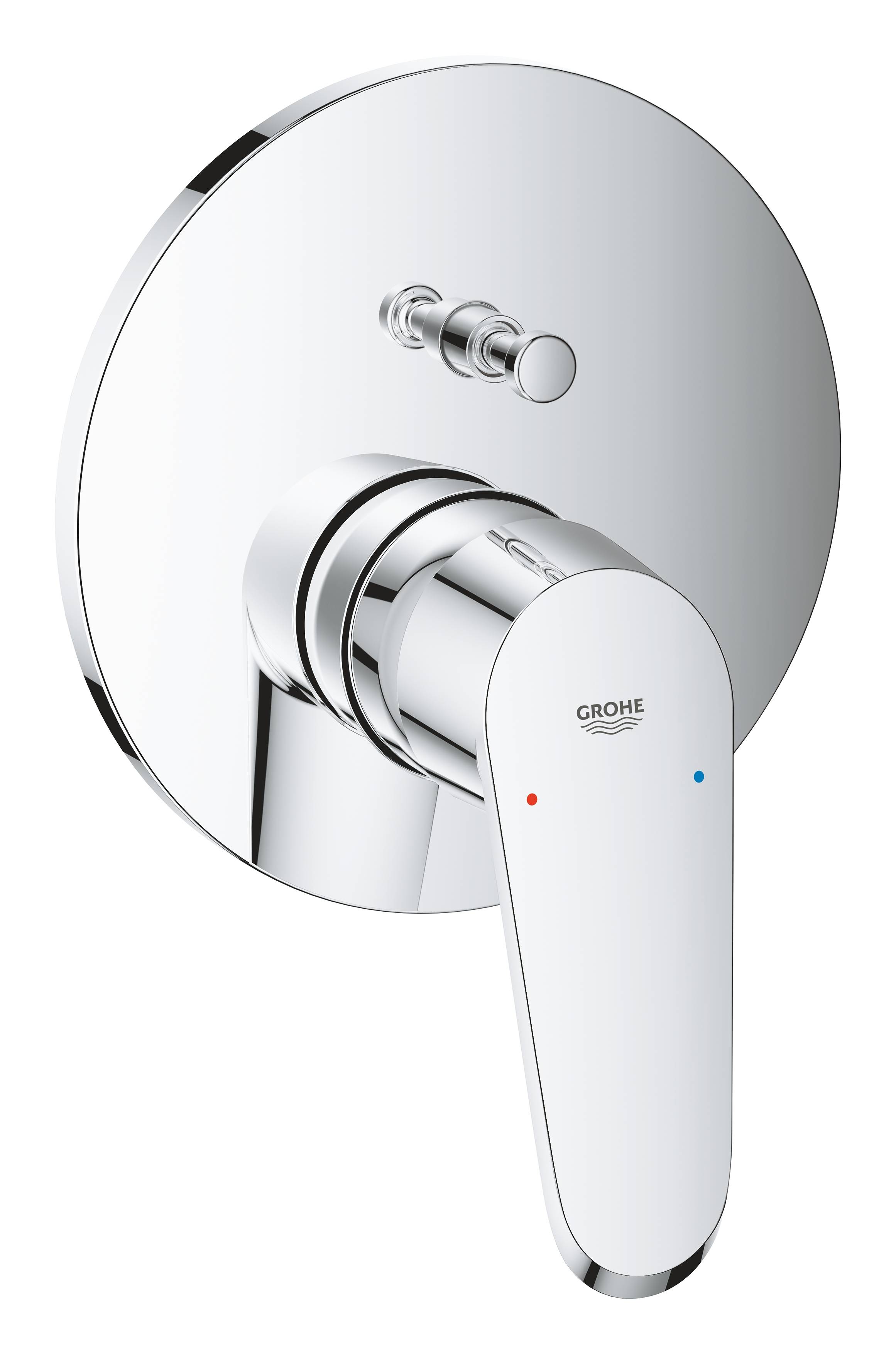 фото Смеситель для ванны grohe eurodisc cosmopolitan, внешняя монтажная часть, хром 24056002