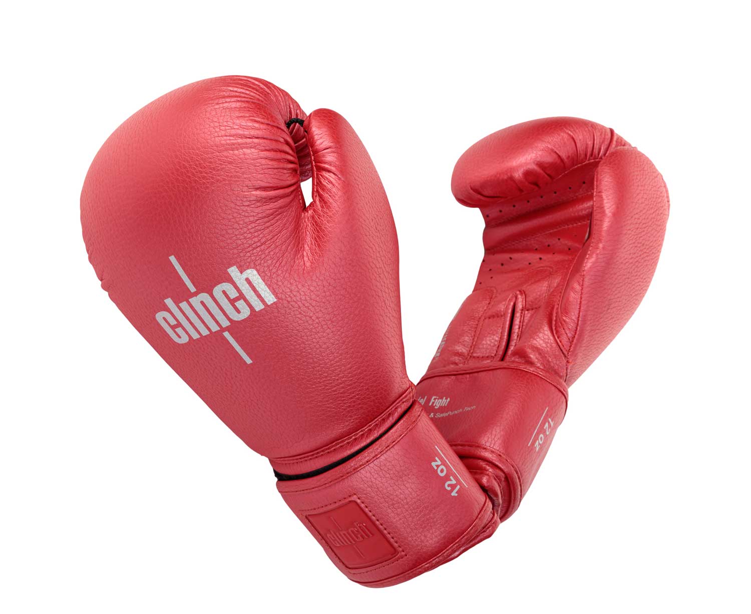 

Перчатки боксерские Clinch Fight 2.0 красный металлик (вес 12 унций), Fight 2.0