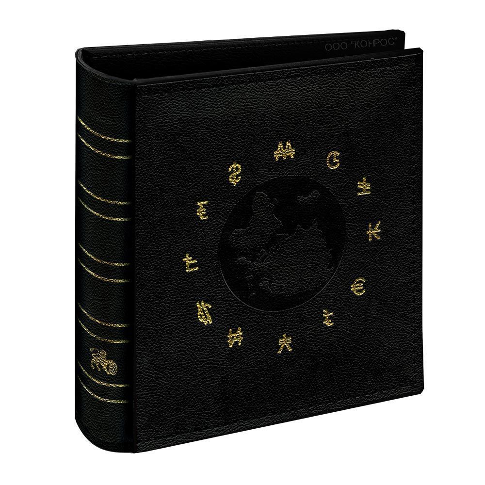

Альбом ЭЛИТ-ПЛЮС для монет и банкнот, Black. Альбоммонет, Черный