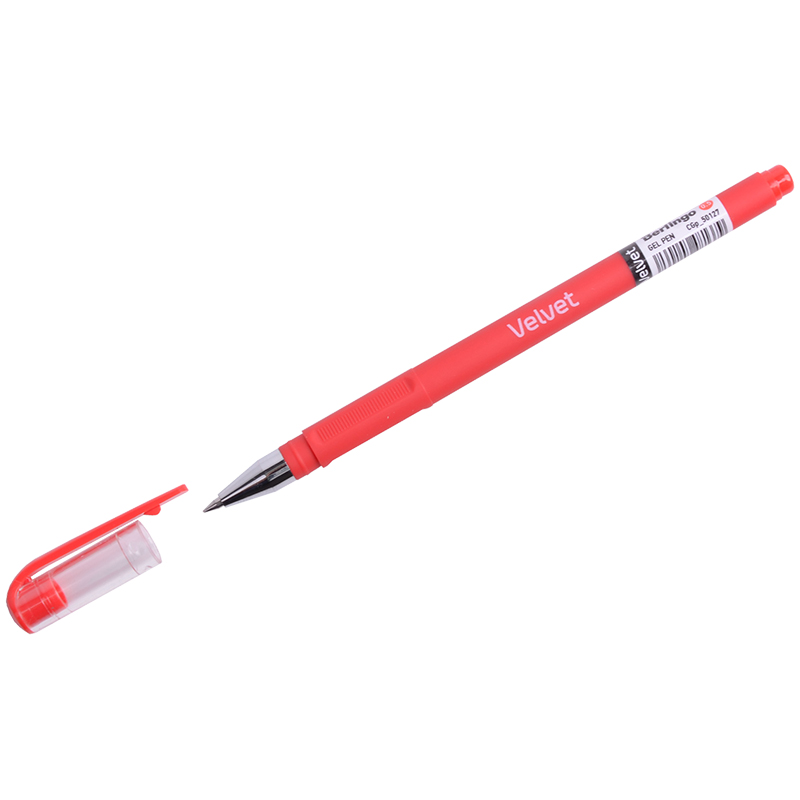 Ручка гелевая Berlingo Velvet CGp_50127, красная, 0,5 мм, 1 шт.