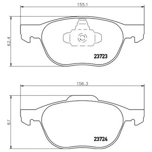

Тормозные колодки HELLA PAGID/BEHR 8db355011191