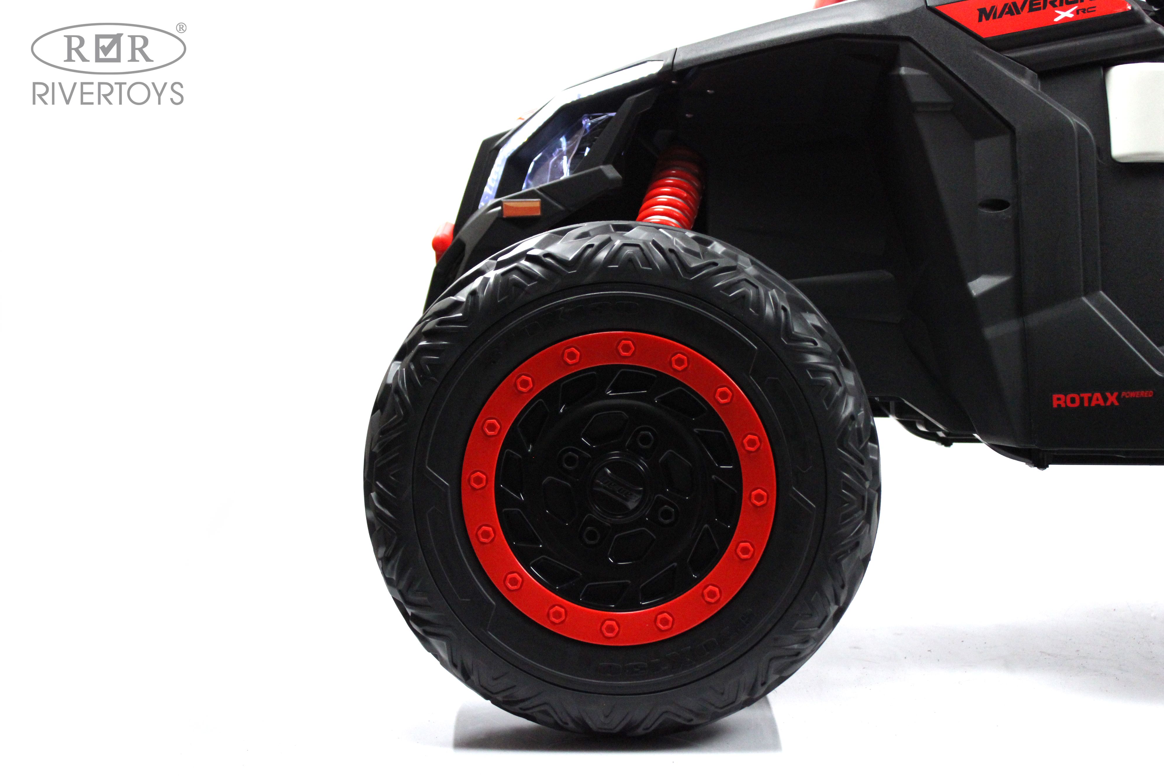 

RiverToys Детский электромобиль BRP Can-Am Maverick (Y111YY) красный