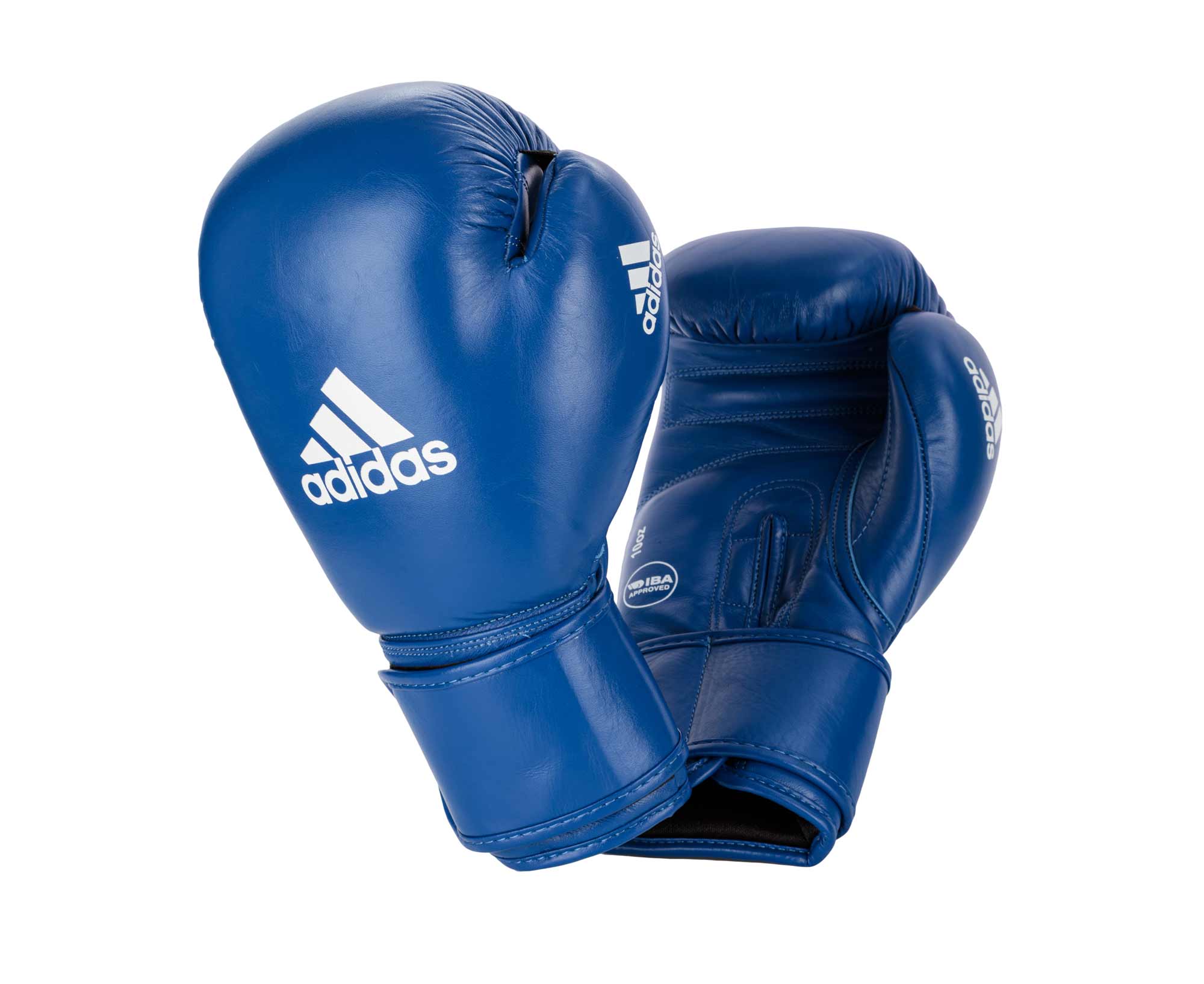 Перчатки боксерские IBA синие (вес 12 унций)