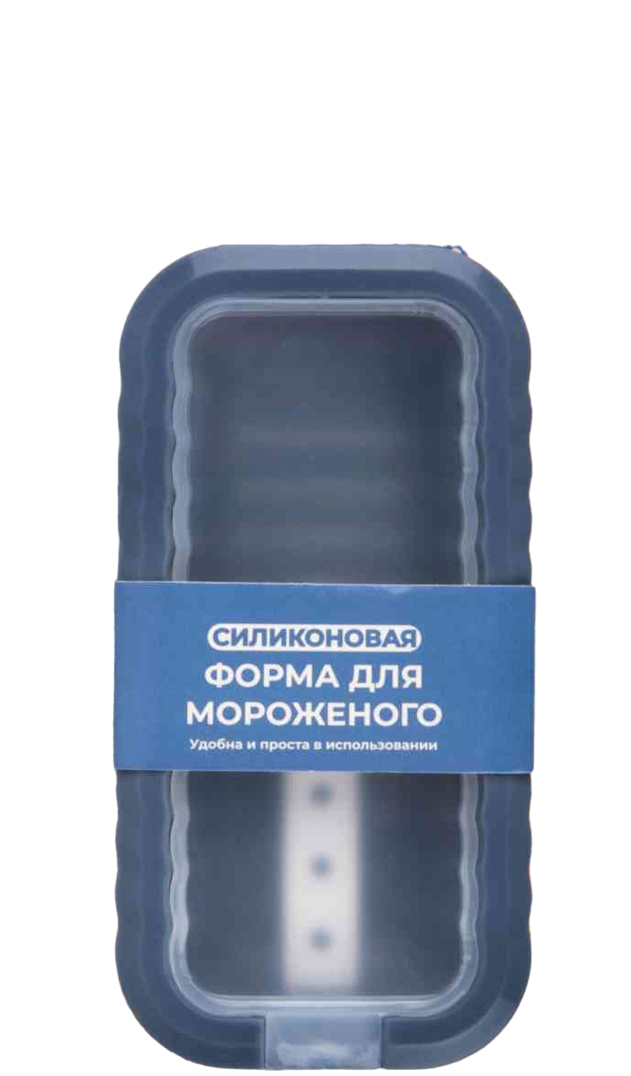 Форма для мороженого Maxus Эскимо силикон 11 x 5,5 x 2,4 см