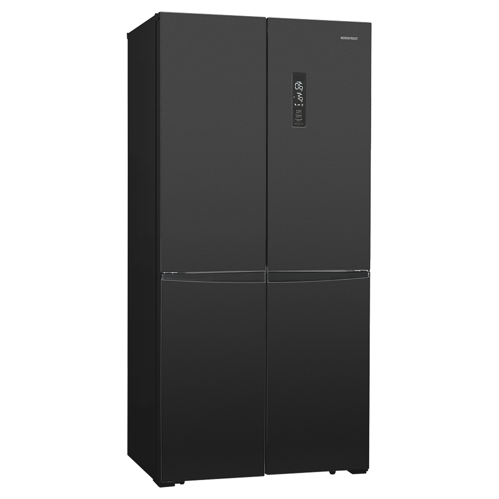 Холодильник NordFrost RFQ 510 NFB черный двухкамерный холодильник lg ga b 509 clsl графитовый