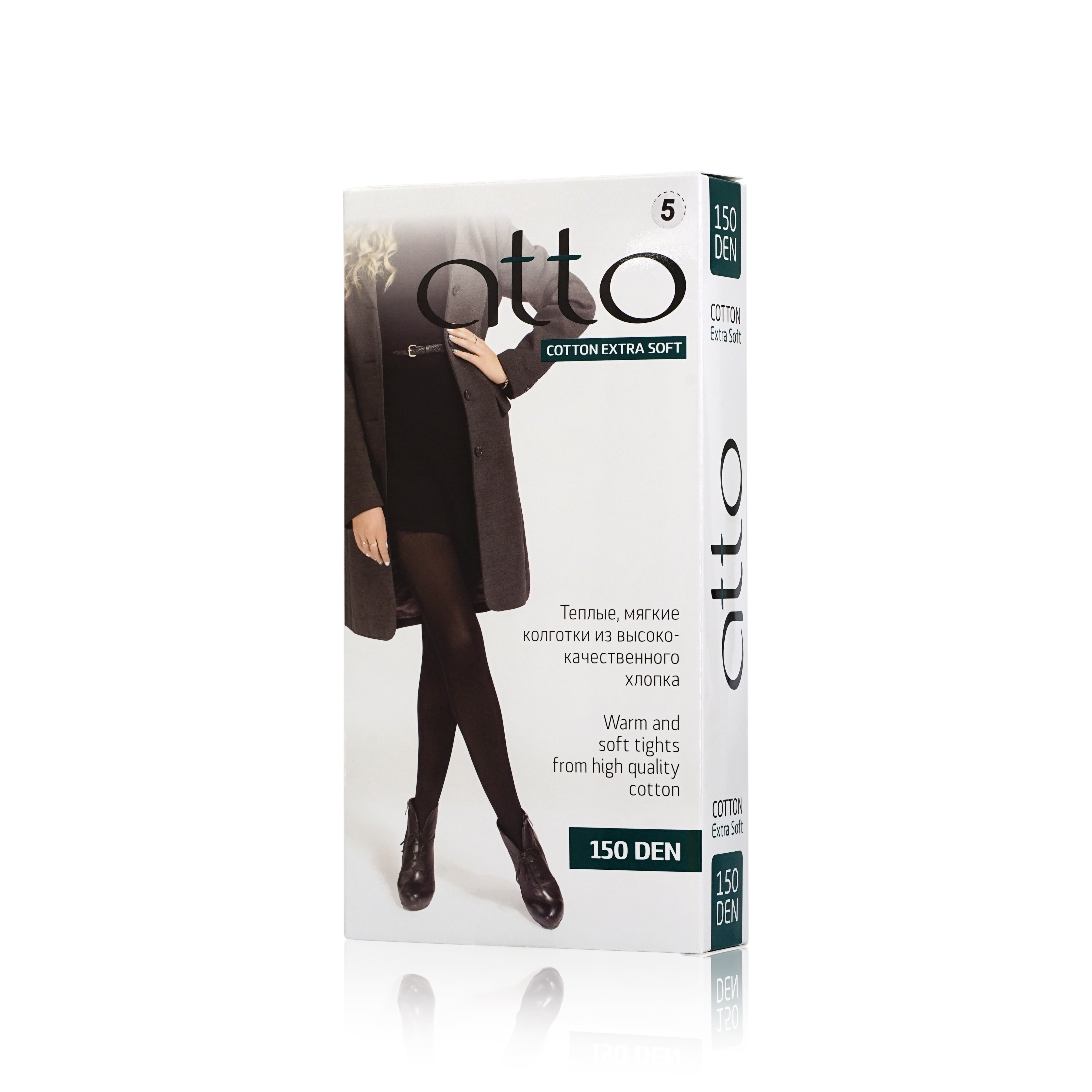 

Колготки женские Atto Cotton черные 5, Черный