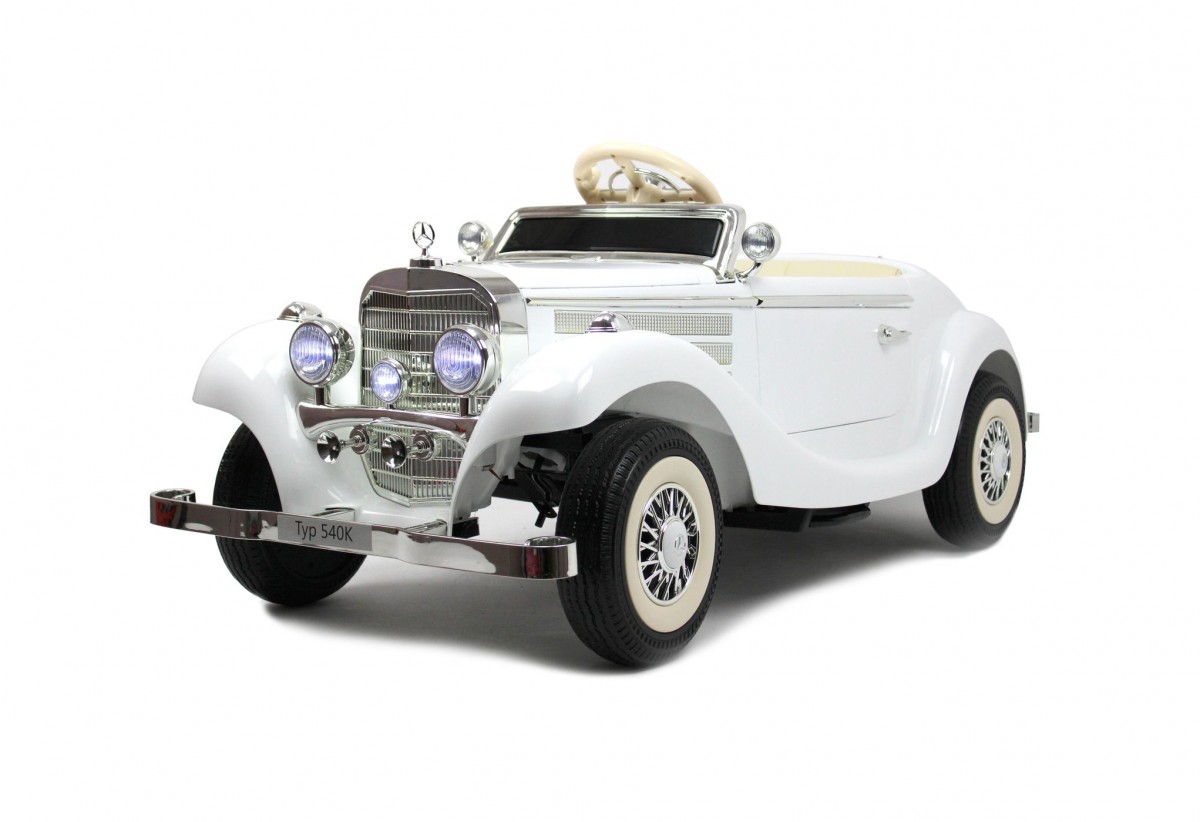 

Детский электромобиль RiverToys Mercedes-Benz Typ 540K M111MM белый