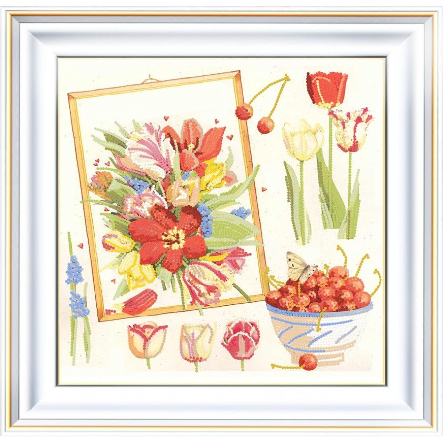 

Канва для вышивки Конёк (бисер), Коллаж 2, 25х25 см, Разноцветный, (бисер), Коллаж 2, 25х25 см