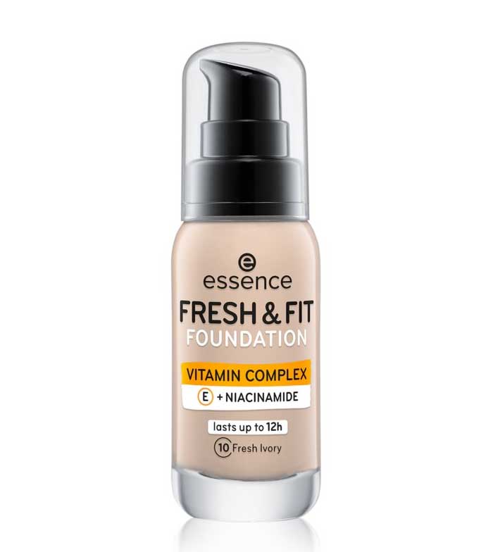 фото Тональная основа essence foundation fresh & fit vitamin complex 10 fresh ivory