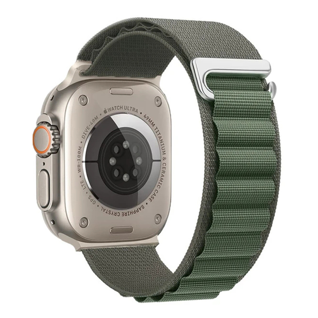 

Эластичный ремешок для Apple Watch Ultra Band Green 42/44/45/49mm, Зеленый
