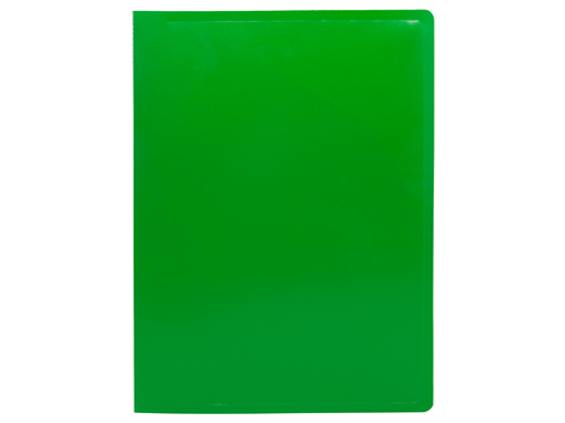 Папка с 10 прозр.вклад. Buro -ECB10GREEN A4 пластик 0.5мм зеленый