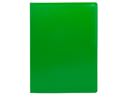 Папка с 30 прозр.вклад. Buro -ECB30GREEN A4 пластик 0.5мм зеленый