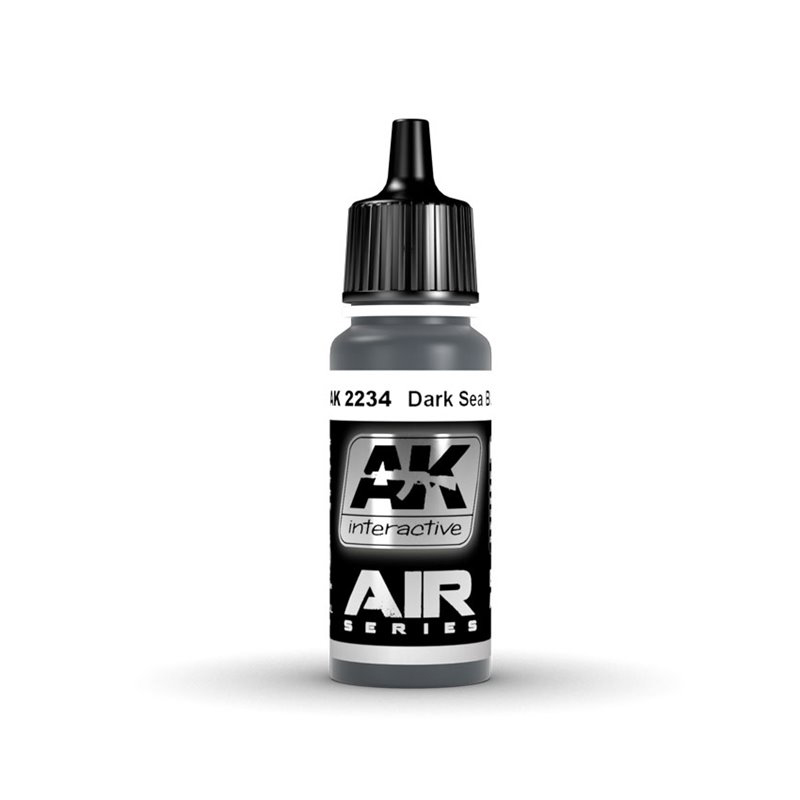 фото Ak interactive краска акриловая dark sea blue 17ml
