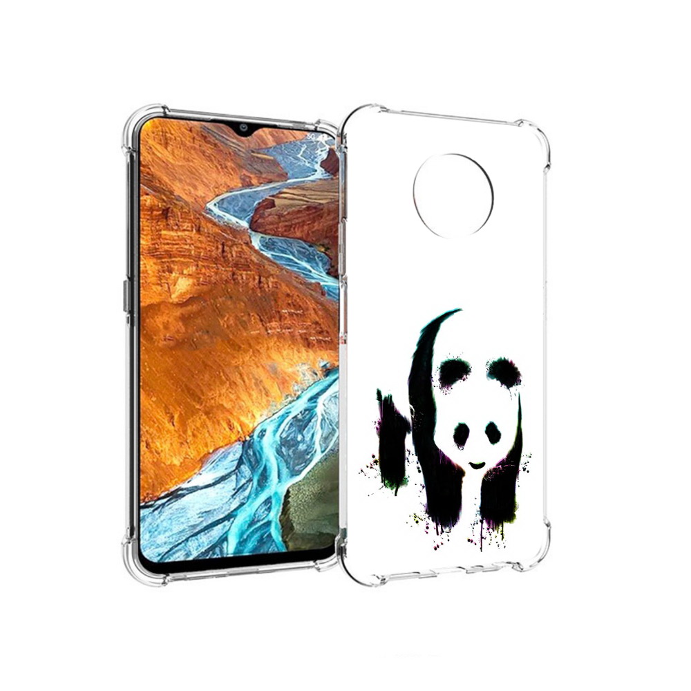 

Чехол MyPads Tocco для Nokia G300 панда в акварели (PT224563.108.532), Прозрачный, Tocco