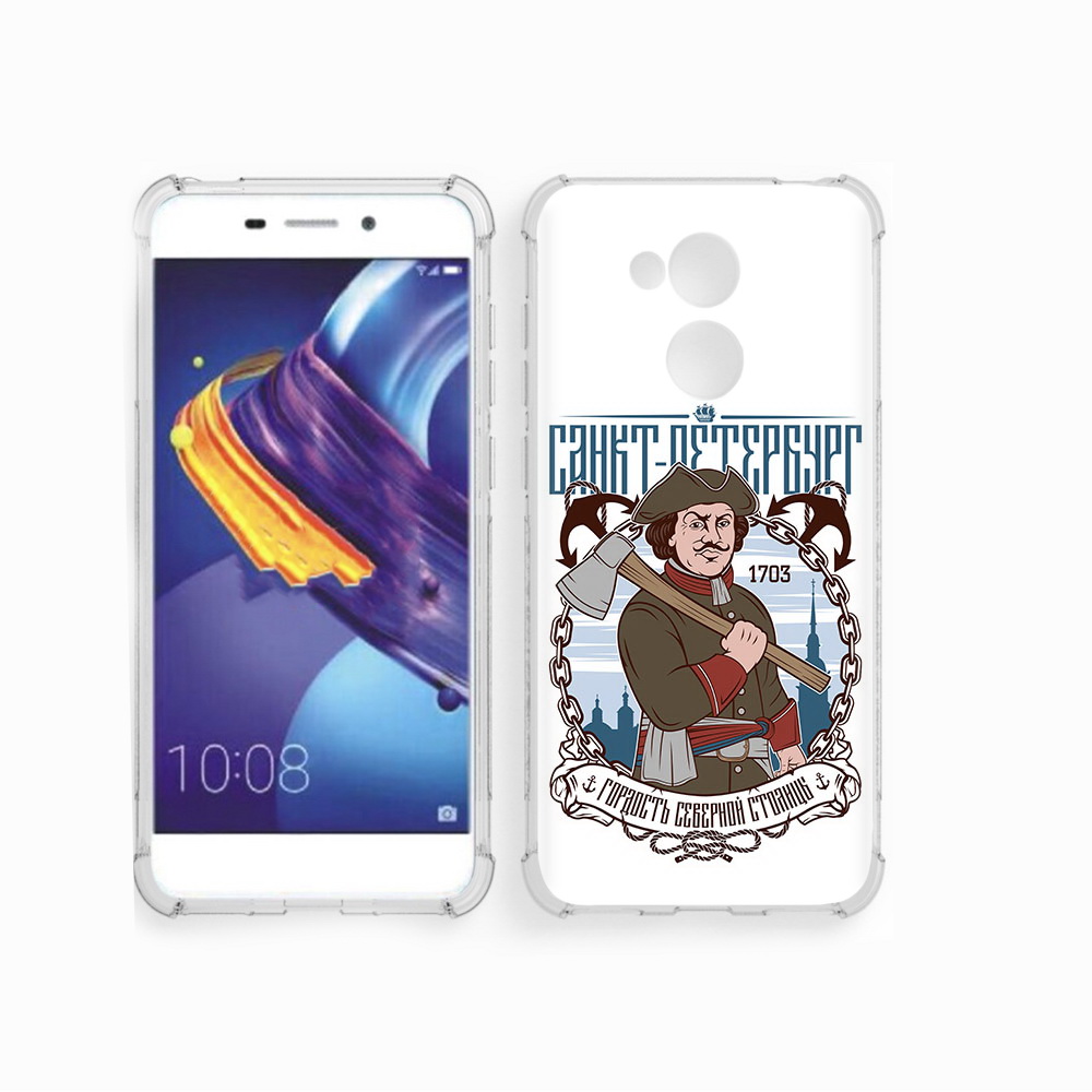 

Чехол MyPads Tocco для Huawei 6C Pro Петр первый (PT88459.60.134), Прозрачный, Tocco