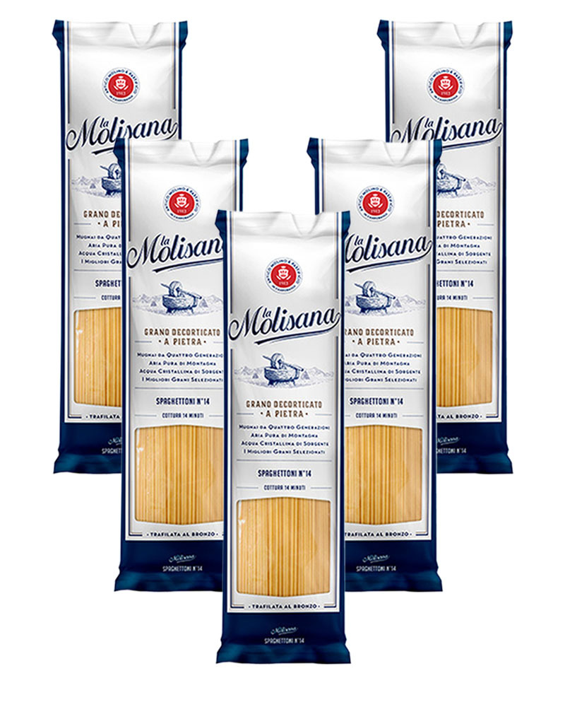 

Спагетти La Molisana SPAGHETTONE из твердых сортов пшеницы 500гр. - 5 шт.