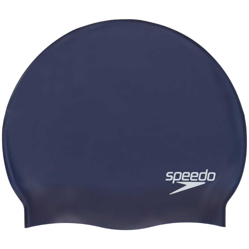 

Шапочка для плавания SPEEDO Plain Flat Silicone Cap 8-70991 (синий), Plain Flat Silicone Cap