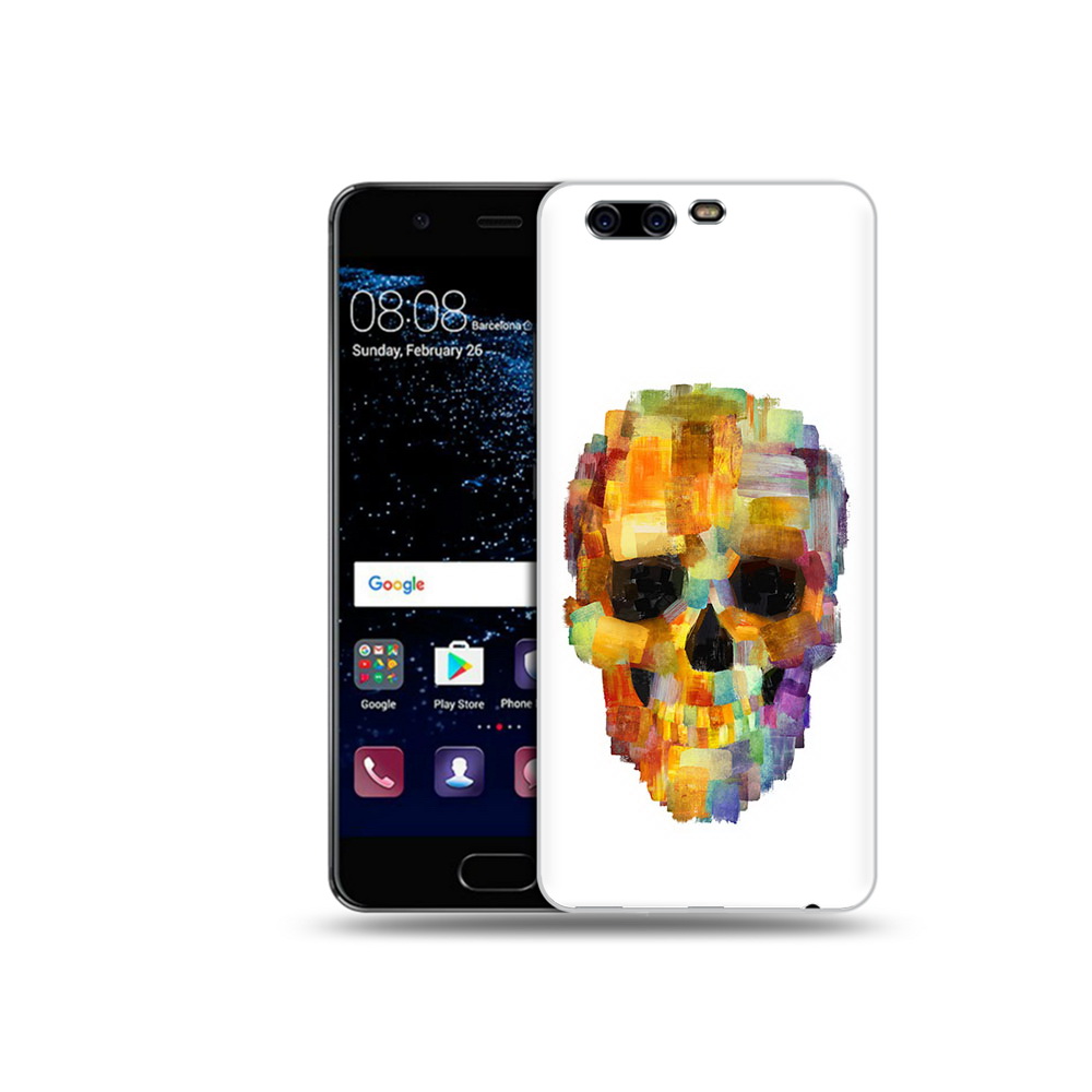 

Чехол MyPads Tocco для Huawei P10 нарисованный череп (PT60870.50.516), Прозрачный, Tocco