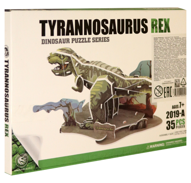 

Пазл 1Toy Динозавр 3D 35 деталей