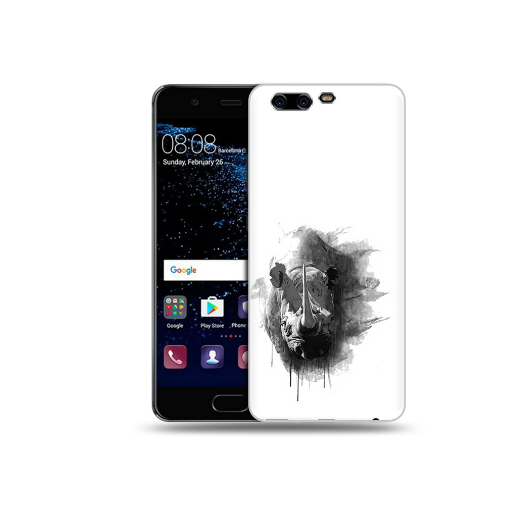 

Чехол MyPads Tocco для Huawei P10 носорог (PT60870.50.523), Прозрачный, Tocco