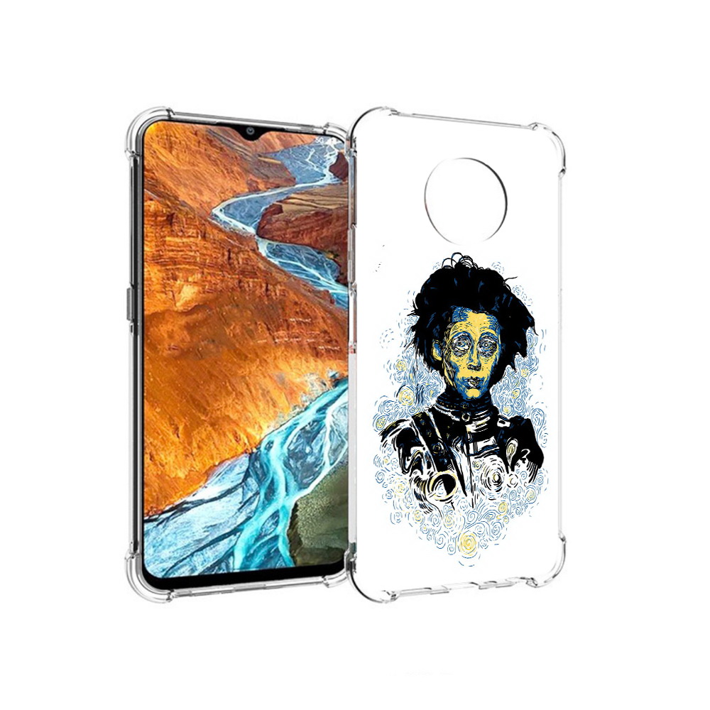 

Чехол MyPads Tocco для Nokia G300 парень черно-белый абстракция (PT224563.108.535), Прозрачный, Tocco