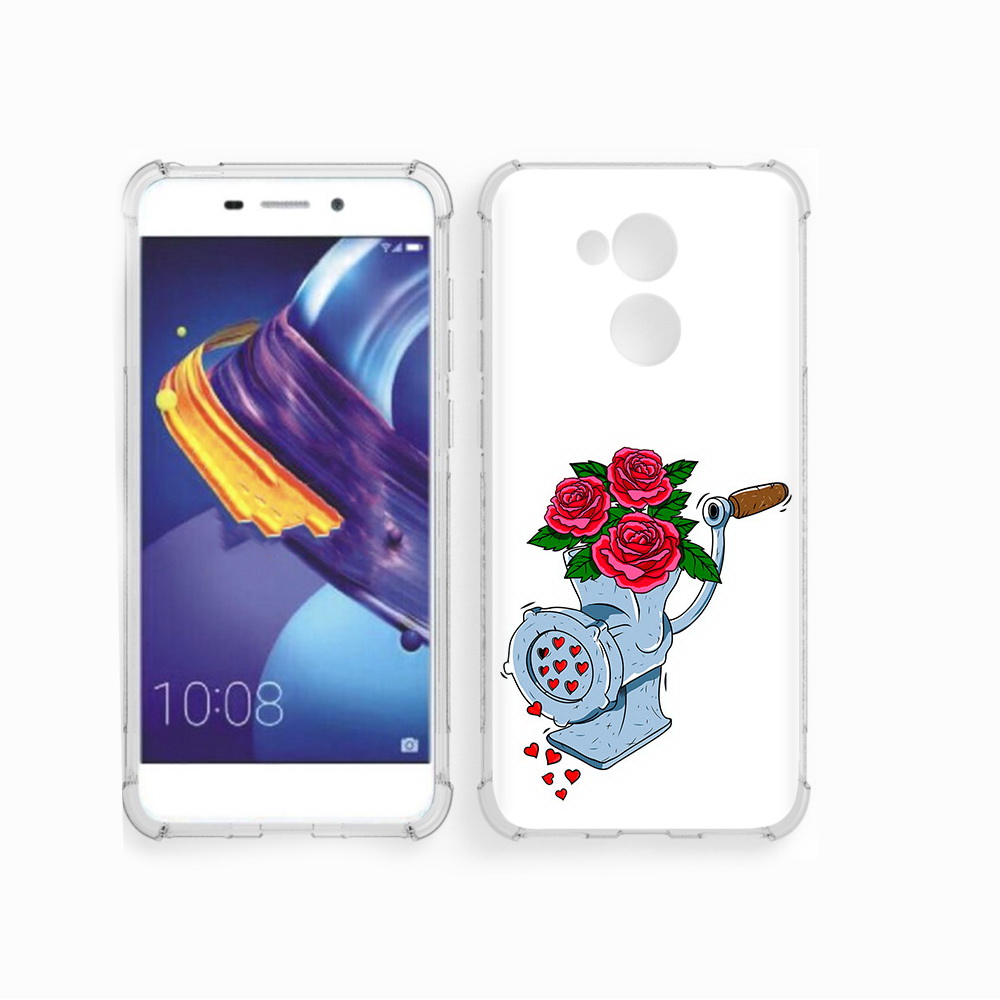 

Чехол MyPads Tocco для Huawei 6C Pro Цветочные сердца (PT88459.60.199), Прозрачный, Tocco