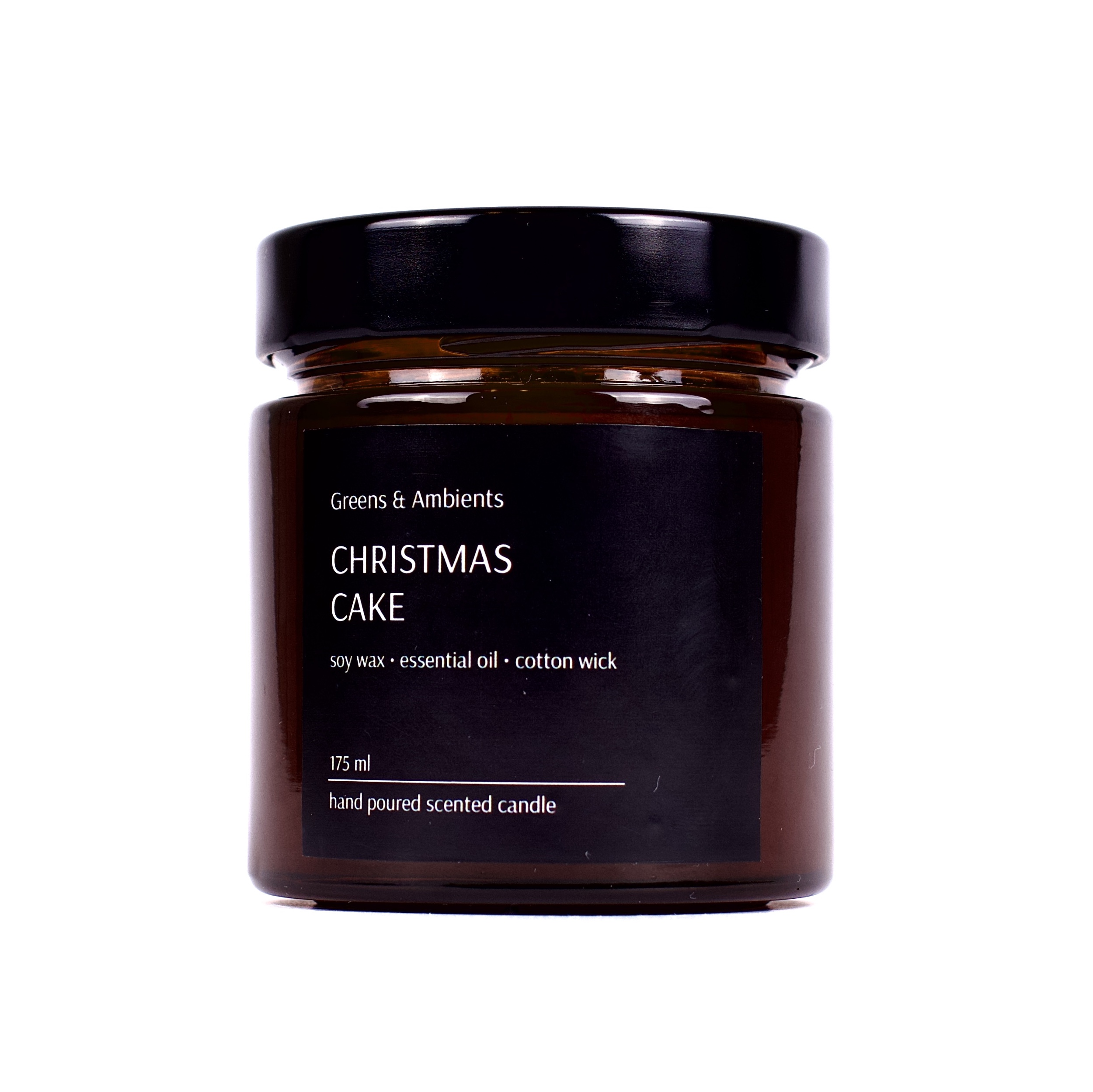 

Ароматическая свеча Рождественский кекс Christmas cake 175 ml, Коричневый