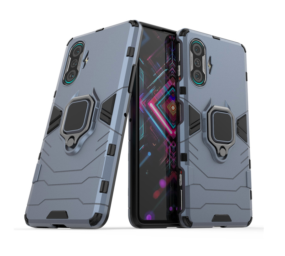 Противоударный чехол-бампер-пенал для Xiaomi Poco F3 GT / Redmi K40 Gaming Edition