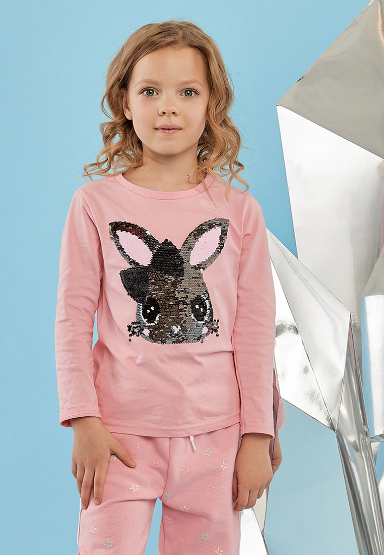 

Лонгслив детский Max&jessi AW19C42103218 розовый р.104, AW19C42103218