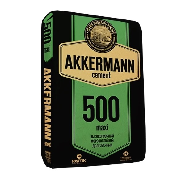 

Портландцемент ПЦ-500 Д20 (ЦЕМ II/A-И 42,5Н) 1уп=50кг Akkermann/Горнозаводск *1/30, Серый