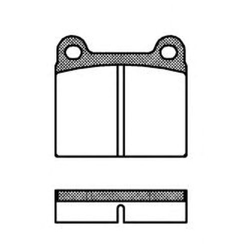 

Тормозные колодки Remsa передние 600
