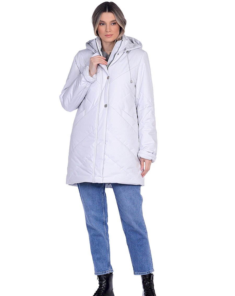 

Куртка женская Maritta 24-3032-10 белая 44 EU, 24-3032-10