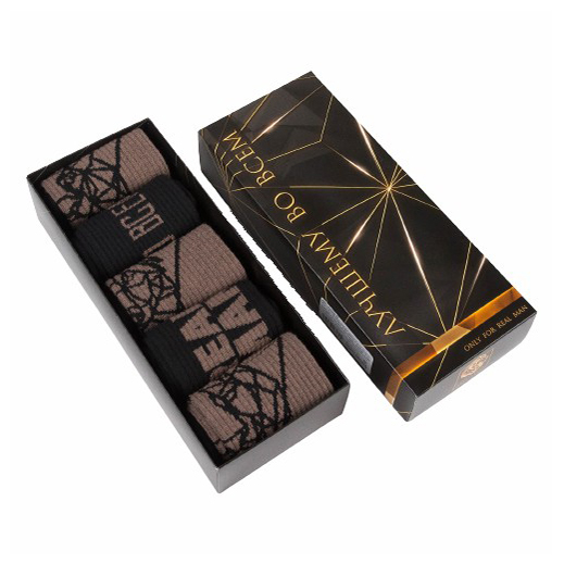 

Подарочный набор носков мужских KAFTAN коричневых 41-44