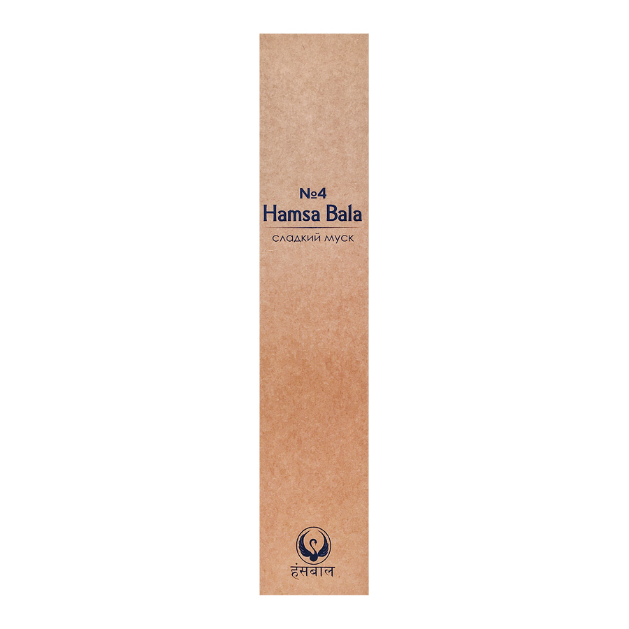 

Благовоние №4 Сладкий муск (Sweet musk incense sticks) Hamsa Bala | Хамса Бала 9шт