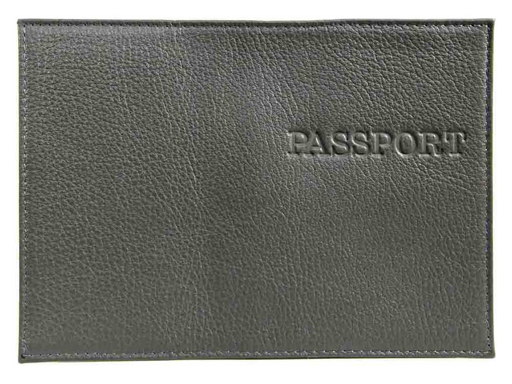 

Обложка для паспорта унисекс NoBrand PASSPORT, серый, PASSPORT
