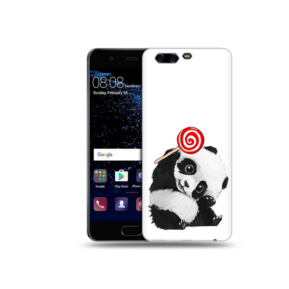 

Чехол MyPads Tocco для Huawei P10 панда с леденцом (PT60870.50.534), Прозрачный, Tocco