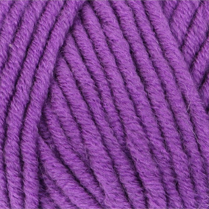 фото Пряжа yarnart merino bulky 30% шерсть 70% акрил 100 м /100 гр (9561 ярко сиреневый)