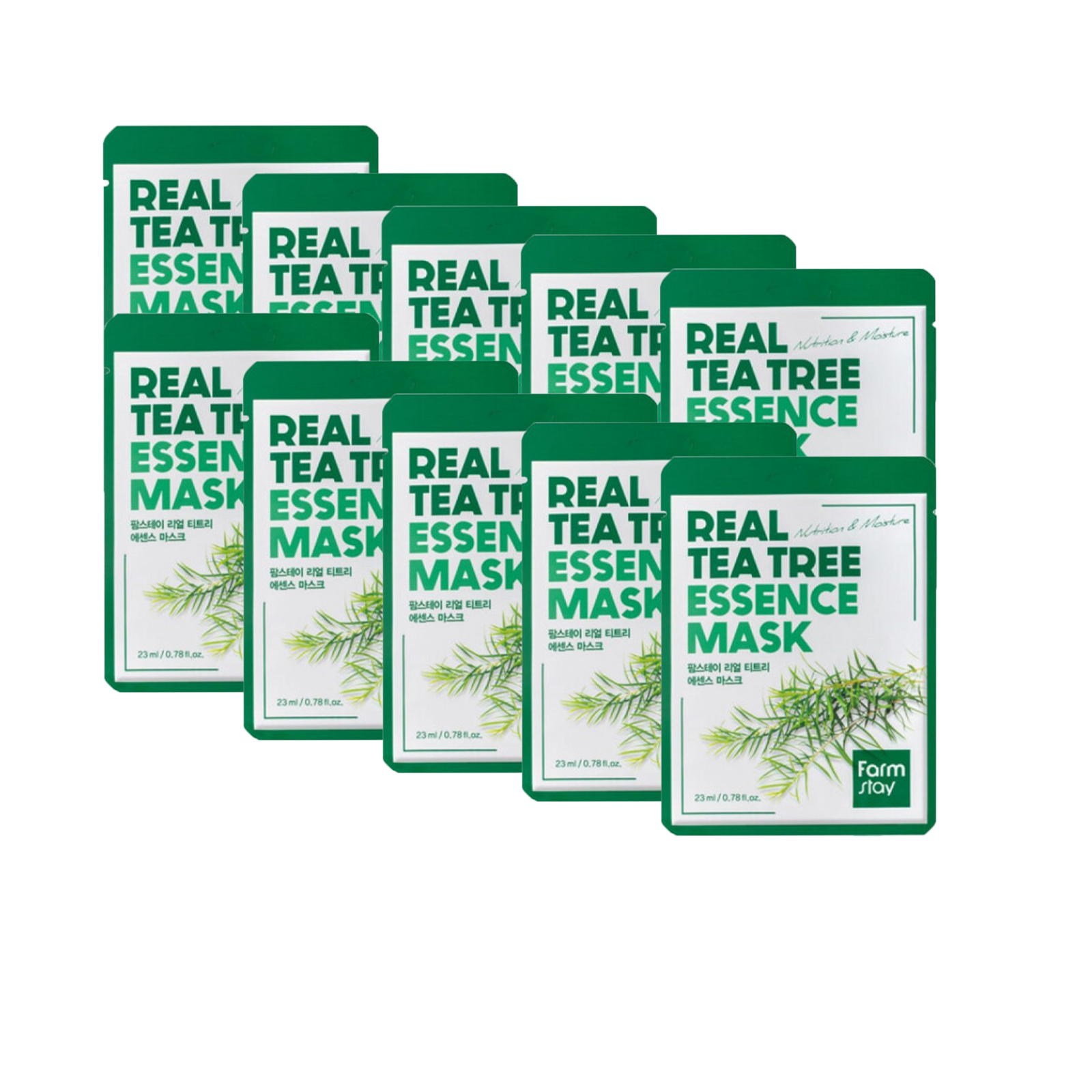 

Маска для лица FarmStay экстрактом чайного дерева, 10 шт, FarmStay_Real_TeaTree_Essence_Mask