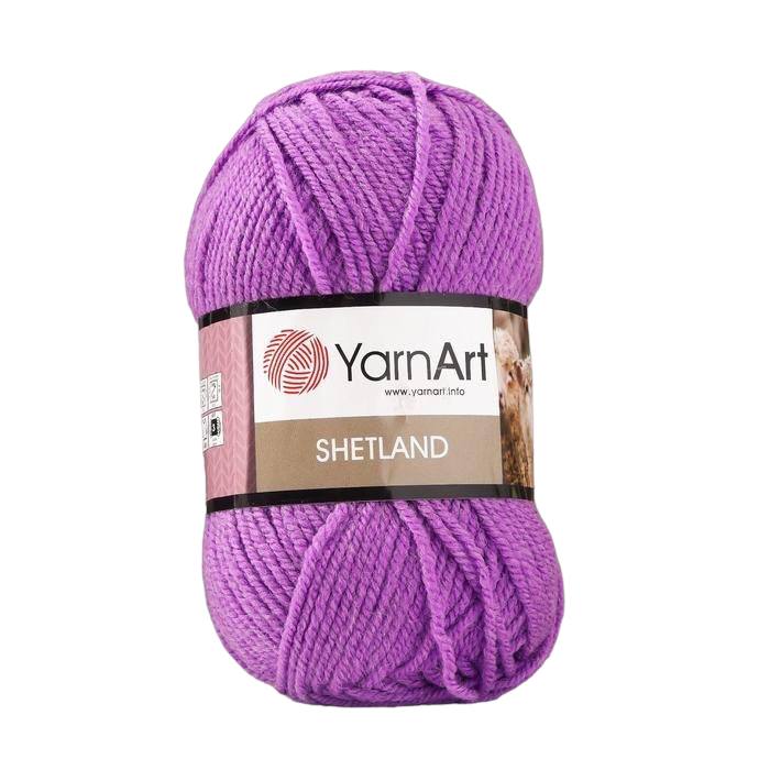 

Пряжа YarnArt Shetland 30% шерсть верджин, 70% акрил 220 м /100 гр (514 сирень), Фиолетовый, "Shetland" 30% шерсть верджин, 70% акрил 220 м /100 гр (514 сирень)
