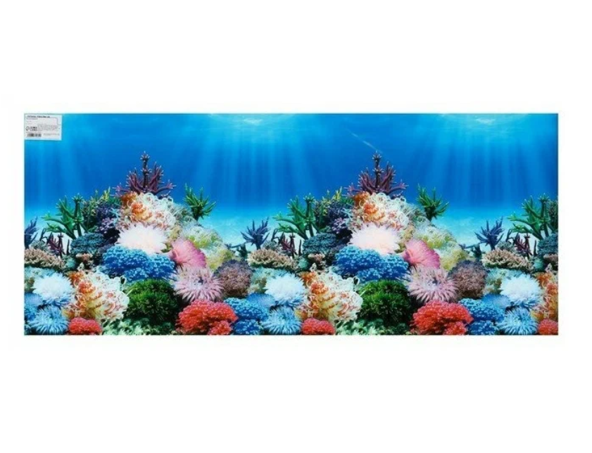 Фон для аквариума Морское дно, 40 см, рулон 25 м