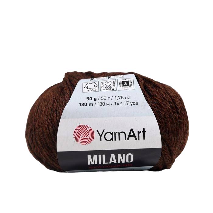 фото Пряжа yarnart milano 8% альпака, 20% шерсть, 8% вискоза, 64% акрил 130 м /50 гр (871)